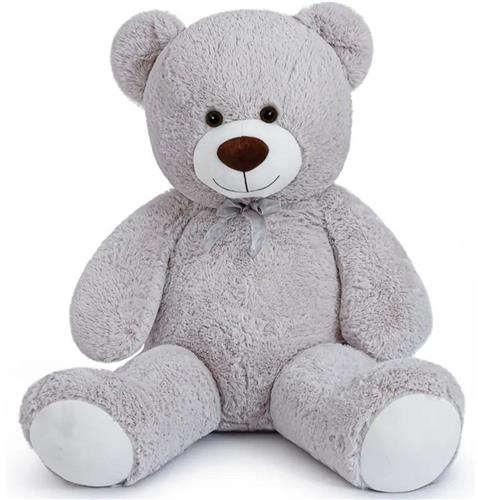 Livano Knuffel - Knuffelbeer - Knuffeldoekje - Groot - Meme - Baby - Beer - Stuffed Animal - Plushie - Plush - Dier - Grijs