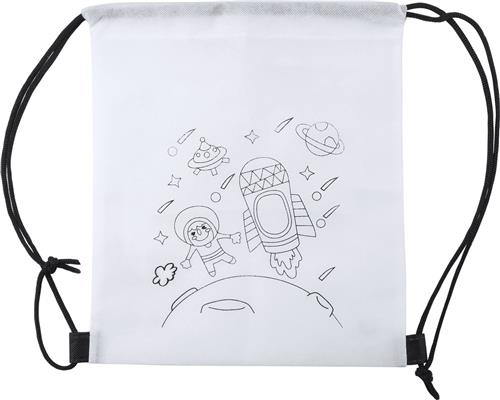 Inkleurtasje met Krijtjes 'Raketprint' (95100)