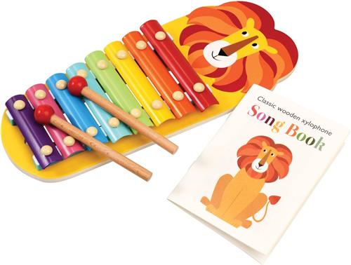 Rex London Charlie the Lion Classic houten Xylophone Xylofoon