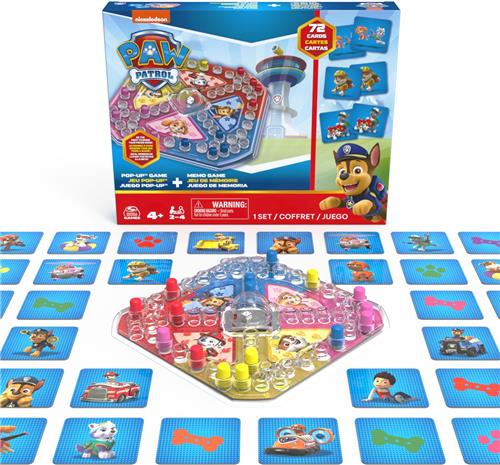 PAW Patrol - bundel met Pop-Up-spel en memo-spel