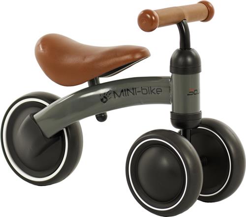 2Cycle Mini-Bike - Loopfiets - Jongens en Meisjes - 1 Jaar - Speelgoed - Grijs - Loopfiets 1 jaar - Balance bike