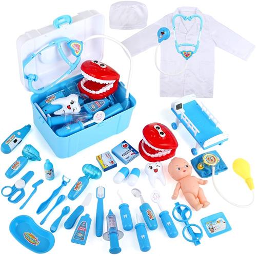 Lexium Dokterset Speelgoed - Doktersset - Speelgoed Doktersset - Dokterskoffer - Rollenspel - Cadeau