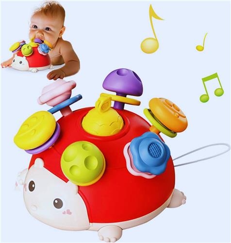 Montessori Rammelaar En Motoriekspeelgoed Voor Baby's: Sensorisch Silicone Theespeelgoed Vanaf 3 Maanden  Perfect Cadeau Voor 6-12 Maanden