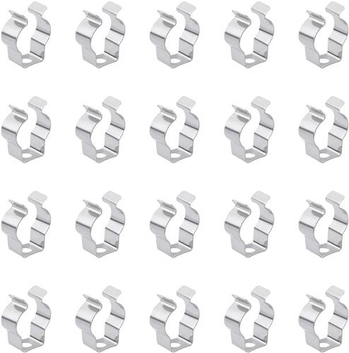 Inovra - 80-delige Set LED Licht Basis Clips Lente Klemmen Houder Bevestigingsclips Kabelklemmen LED Montageclips LED Houder voor [product].