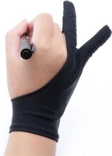 ***Tekenhandschoen - Handschoen - Drawing glove - Tablet handschoen - Geschikt voor iPad - Tablet - Zwarte glove Computer - van Heble® ***