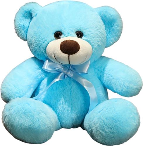 Nivard Teddybeer - Knuffelbeer - I Love You - Klein - 12 Jaar En Ouder - Schattige Knuffels - Pluche - Blauw