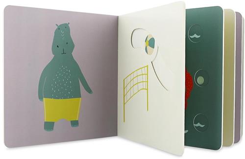 Trixie Schuifboekje Strand - Voor Jongens en Meisjes - Eerste boekje - Interactief boekje