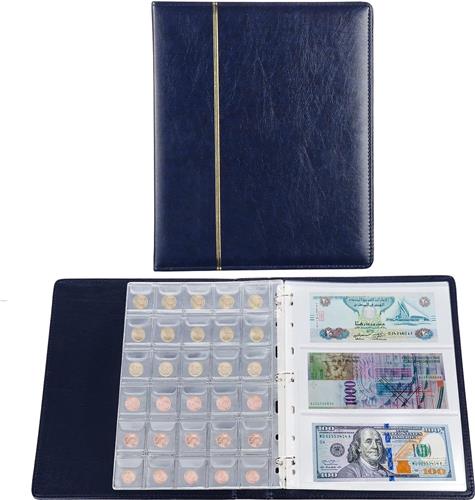 Lexium Biljetten verzamelmap - Geld verzamelmap - Biljetten album - Geld verzamelen - Biljetten houder