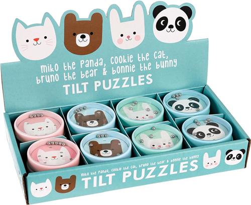 Behendigheidsspel - 4 stuks- Geduldspel - Rex London - Miko and friends - Puzzel - Spelletje - Schoencadeautje