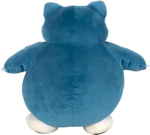 Bandai Snorlax Knuffel Die Slaapt  Zacht Pluche Dier 40 Cm  Officieel Gelicentieerd  Cadeau-Idee Voor Kinderen En Volwassenen
