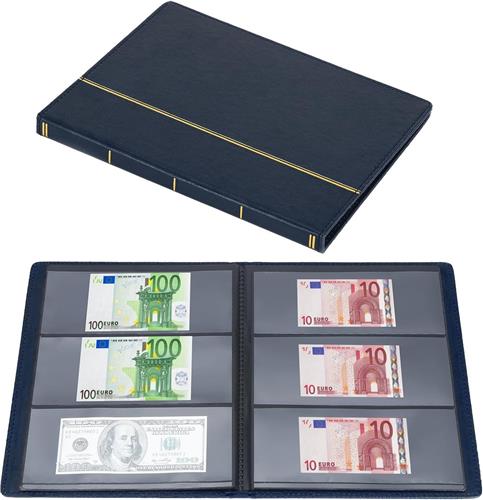 Lexium Biljetten verzamelmap - Geld verzamelmap - Biljetten album - Geld verzamelen - Biljetten houder