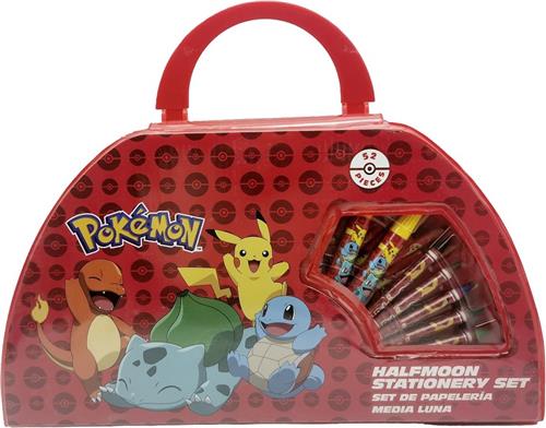 Pokemon - Tekendoos - knutseldoos - knutsel koffer - Etui koffer - 52 stuks