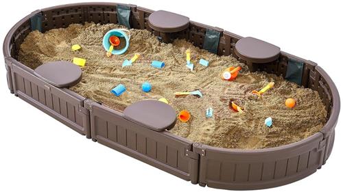 Lexium zandbak schelp - zandbak - zandbak schildpad - zandbak schelp met deksel - zandbak speelgoed