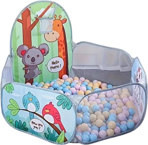 Bovista Speeltent - Meisjes - Jongens - Pop Up - Speelhuis - Speelhuisje Voor Binnen - Ballenbak