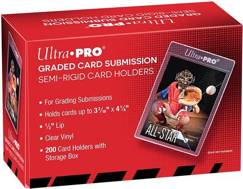 Ultra Pro Semi Rigid 1/2 Lip Tall Sleeves 200ct - EN