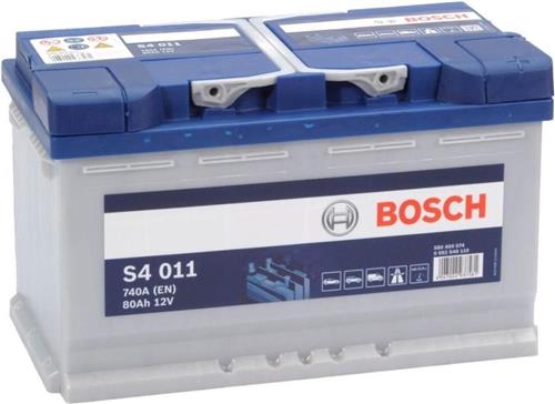 BOSCH | Accu - 12V 80Ah | S4011 - 0 092 S40 110 | Auto Start Accu