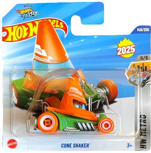 HOT WHEELS CONE SHAKER PION CAR 148/250 FLUOR/GREEN 1:64 HW METRO 5/5
