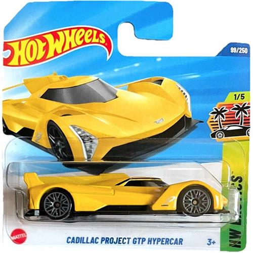 HOT WHEELS CADILLAC PROJECT GTP HYPERCAR YELLOW 99/250 HW EXOTICS 1/5