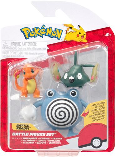 Pokémon - Battle Figure Set 3 Pack: Magby, Pikachu & Gastly