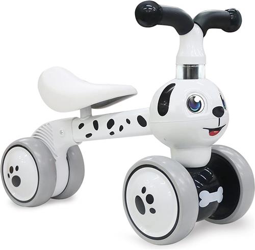 Dalmatian Loopfiets voor Peuters vanaf 1 Jaar - 10-36 Maanden Baby - TÜV Goedgekeurd - Eerste Glijvoertuig - Cadeau voor Jongens en Meisjes - Toddler Speelgoed