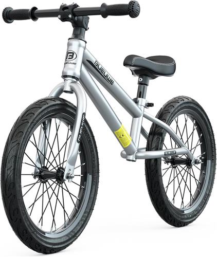 16 Inch Loopfiets voor Kinderen van 4-8 Jaar - Lichtgewicht Stalen Frame - Verstelbaar Zadel - Luchtbanden - Geschikt voor Jongens en Meisjes - Balansfiets