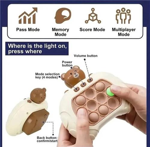 Pocket Game Voor Kinderen, Snel Push Bubble Competitieve Gameconsole Serie Creatieve Decompressie Gameconsole, Decompressie Puzzel