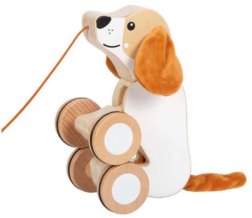 Small Foot - Houten Trekhond met Knisperende Oren