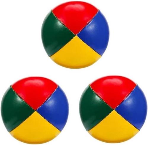 Hoogwaardige jongleerballen met waterdichte coating en milieuvriendelijke bekleding - 3 stuks, geschikt voor beginners en professionals