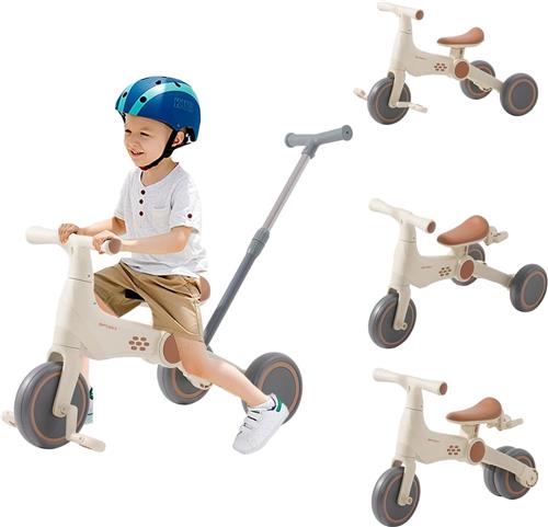 Balanceerfiets voor Kinderen van 1 Jaar tot 25 kg - Verstelbaar Stuur en Zadel - Stuurbegrenzer - Ultralichte Balanceerfiets voor Jongens en Meisjes