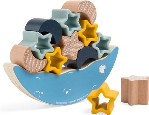 Bigjigs Toys Moon Balance Stacker.
