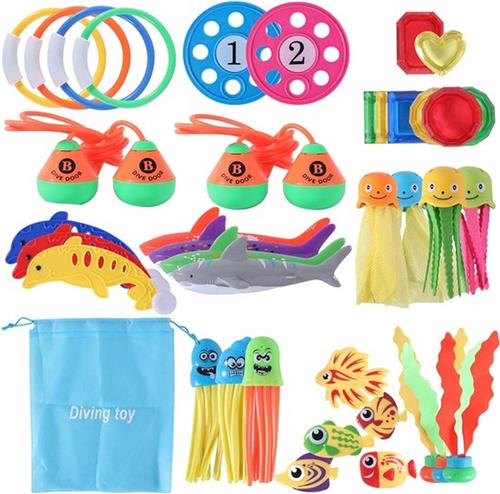 Zwembad Speelgoed - Duikspeelgoed - Waterspeelgoed - Zwembad Speelgoed Kinderen - Duik Speelgoed - Water Speelgoed - Waterspeelgoed Buiten - Must have voor in de zomer!