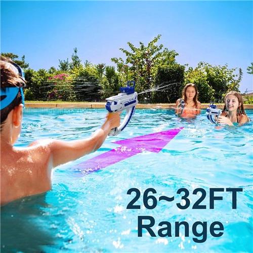 Waterpistool met groot bereik voor volwassenen en kinderen - zomerfeestjes zwembaden buitenstranden