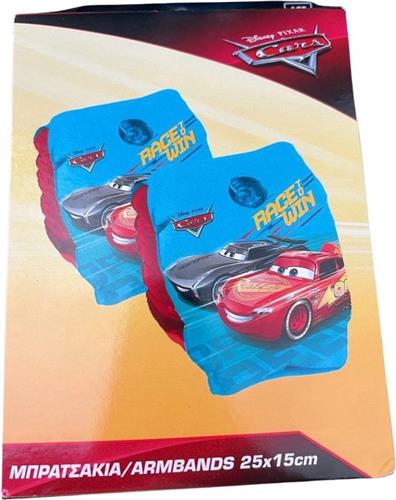 Cars Armbands 4 Stuks - 3-6 jaar - 25x15cm - Zwemvleugels - Armbandjes - Zwembenodigdheden - Zwemplezier - Veiligheid - Leren Zwemmen - Zwemmen - Zwembandjes Voor Kinderen - Zwembad - Strand - Zee - Opblaasbare Bandjes - Zwemveiligheid