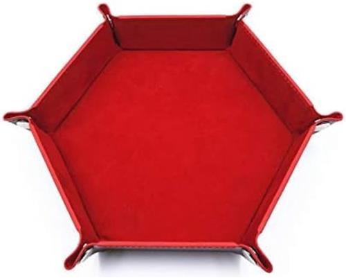 Opvouwbare Dobbelstenenlade voor Dobbelstenen - Draagbare Dobbelbak - Compact Dobbelaccessoire voor Dobbelspellen - Opvouwbare Dobbelbak met Zachte Voering - Speelplezier Overal En Altijd