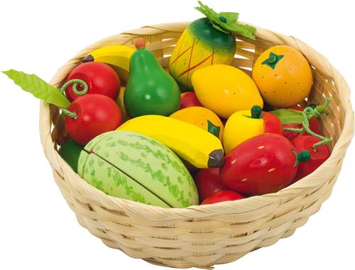 Goki Fruit in een Mand, 23dlg.