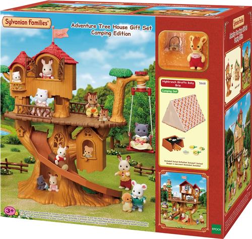 Sylvanian Families Boomhut cadeau set 5668- fluweelzachte babygiraf