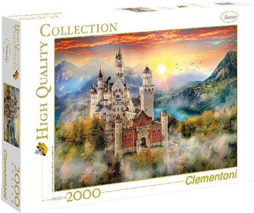 Clementoni - Puzzel 2000 Stukjes High Quality Collection Neuschwastein, Puzzel Voor Volwassenen en Kinderen, 14-99 jaar, 32559