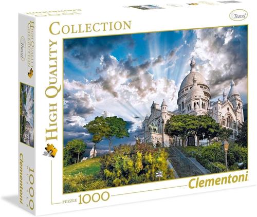 Clementoni Legpuzzel - High Quality Puzzel Collectie - Montmartre - 1000 stukjes, puzzel volwassenen