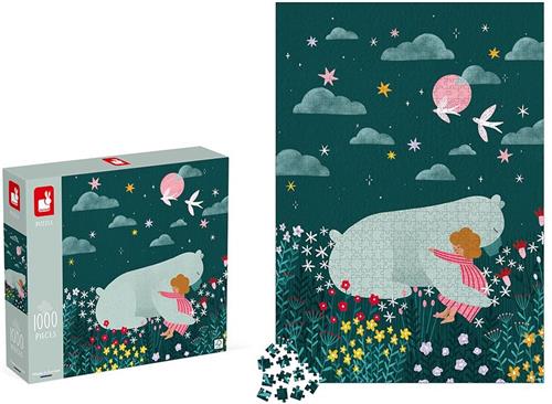 Janod Kidult Puzzel - Vriendschap - 1000 Stukjes - Geschikt Vanaf 8 Jaar