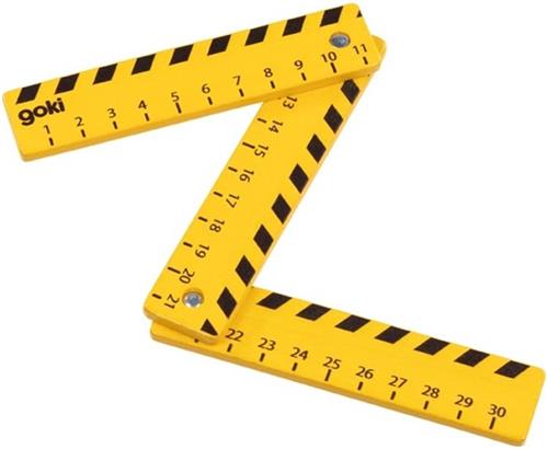 Goki Houten Vouwlinaal, 31cm