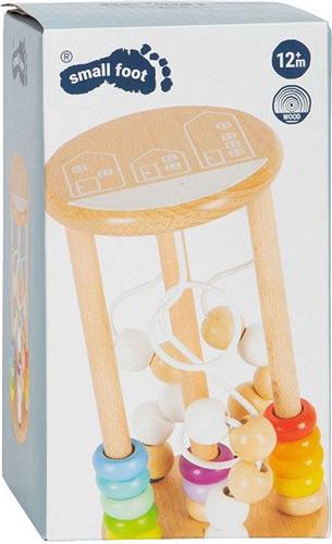 Small Foot - Houten Rammelaar Motoriekspiraal Regenboog