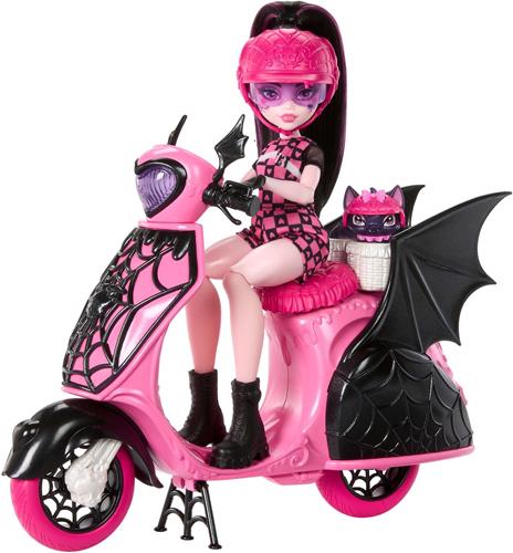 Mattel Monster High Draculaura-pop En Haar Scooter