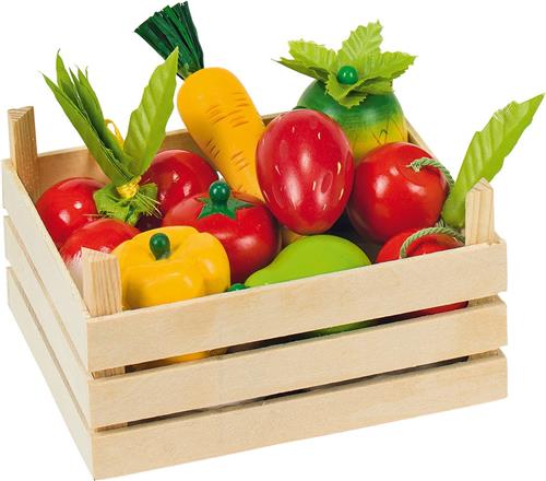Goki Groenten en Fruit in Kist, 10dlg.