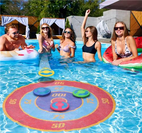 CHPN - Waterspel - Spel voor in het zwembad - Waterspeelgoed - Drijvend Doelspel - Zwemmen - Cadeau - Buitenspeelgoed