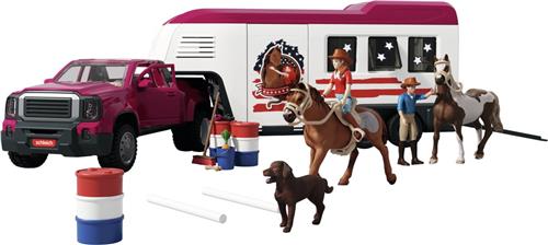 schleich HORSE CLUB Lakeside-truck met aanhangwagen 42705