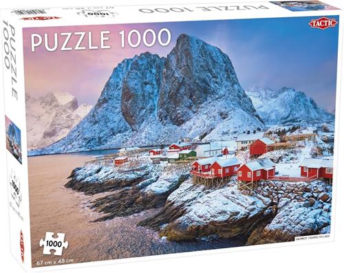Puzzel Around the World Nothern Stars: Hamnoy Fishing Village - 1000 stukjes