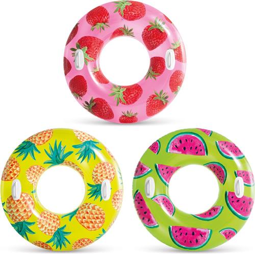Intex tropical fruit zwemband Ø 107 cm | assortimentskleuren