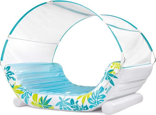 Intex Tropical Canopy opblaasbare lounge/luchtmatras, L224 x B150 cm