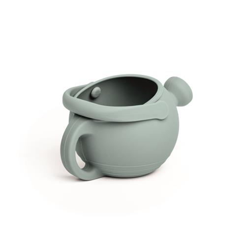 Bigjigs flexibele water gieter / emmer (Cool Grey Silicone Watering Can)