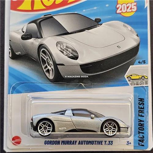 HOT WHEELS GORDON MURRAY AUTOMOTIVE T33 METALIC SILVER 90/250 FACTORY FRESCH 4/5 1:64 LONG CART